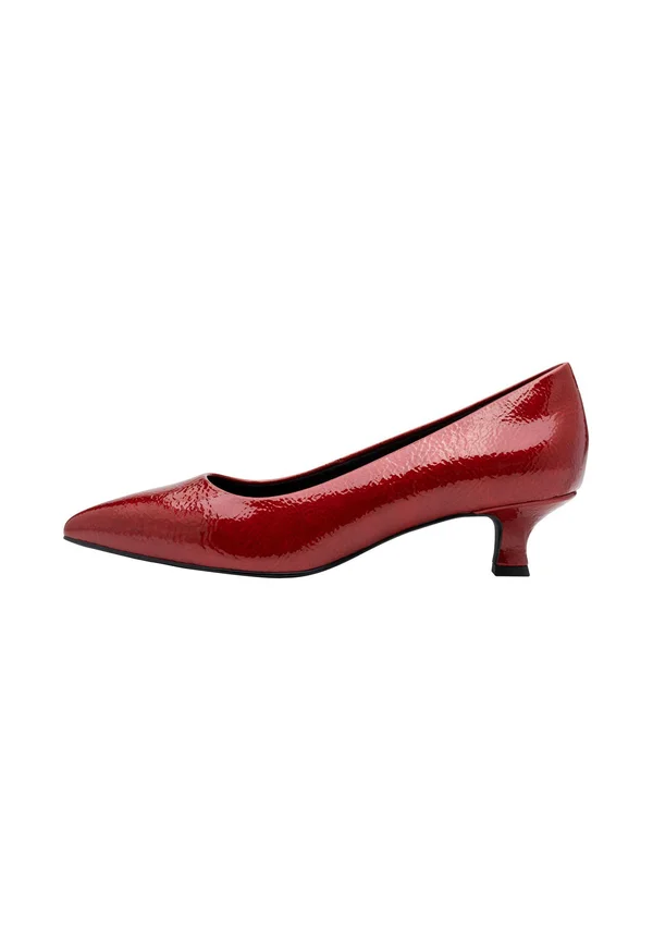 Pumps - dk red pat