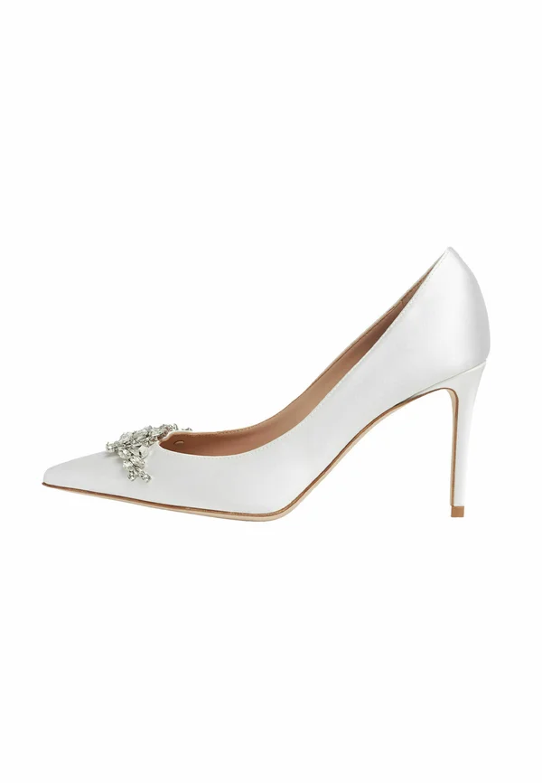 Pumps - white - silk