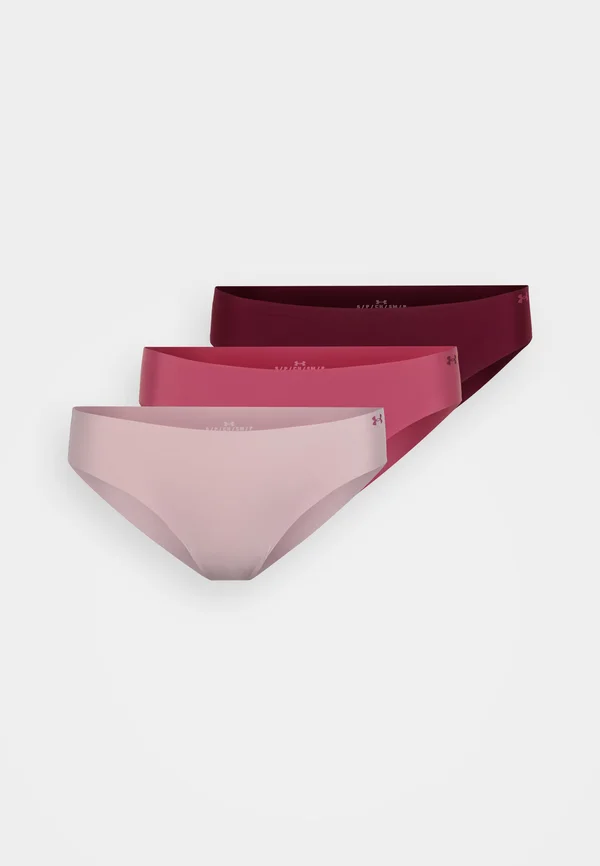 PURE NO SHOW SOLID 3 PACK - Slip - tourmaline pink/fuchsia dusk/dark maroon