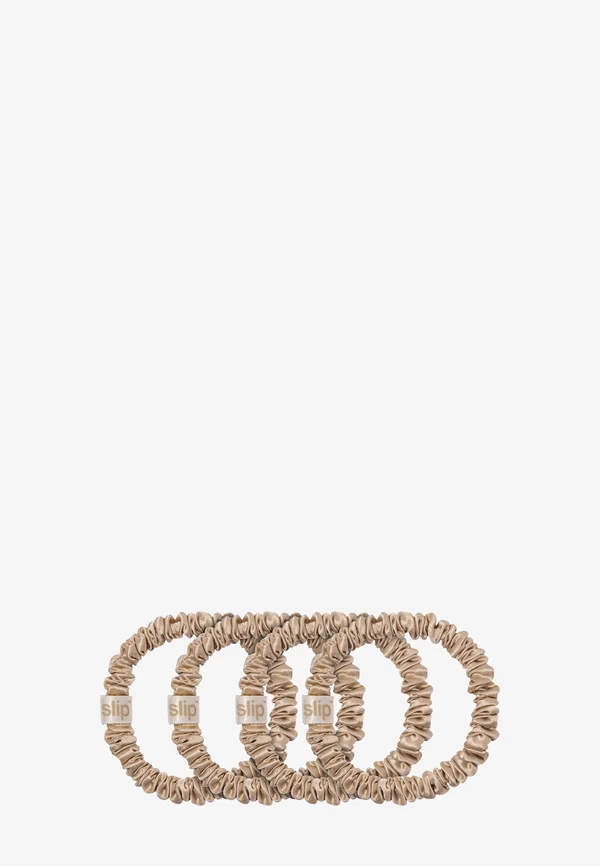 PURE SILK SKINNY SCRUNCHIES - Haar-Styling-Accessoires - light brown