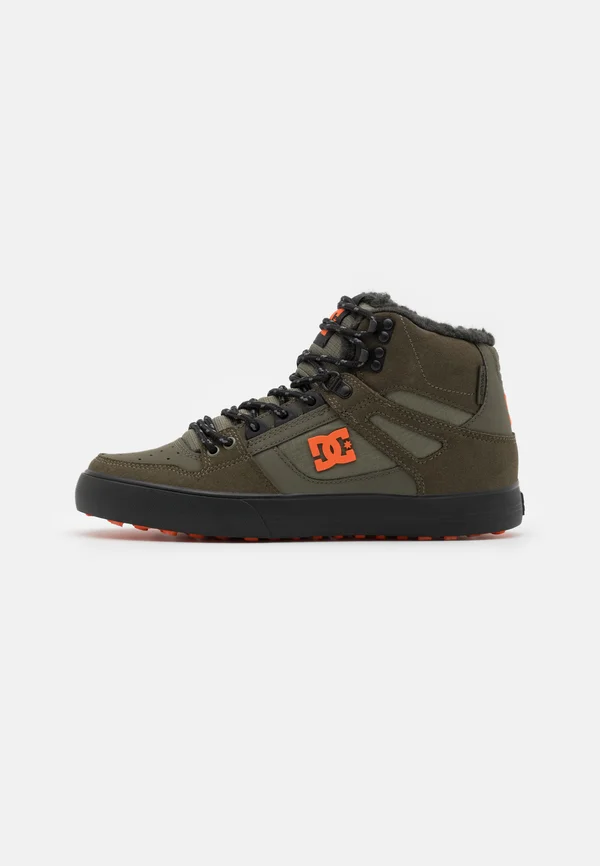 PURE - Snowboot/Winterstiefel - dusty olive/orange