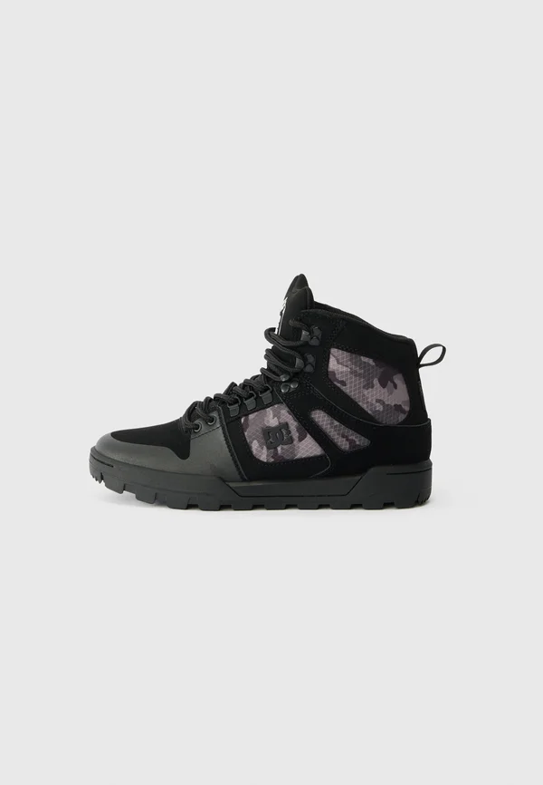 PURE UNISEX - Sneaker high - black/camo