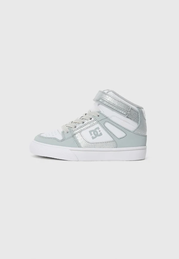 PURE UNISEX - Sneaker high - white/silver-coloured