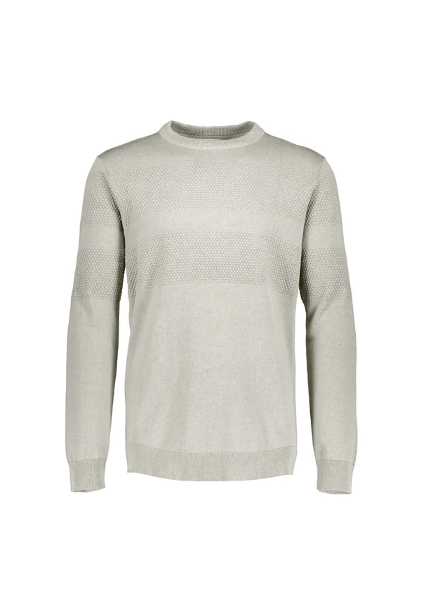 PURL O-NECK - Strickpullover - grey mel