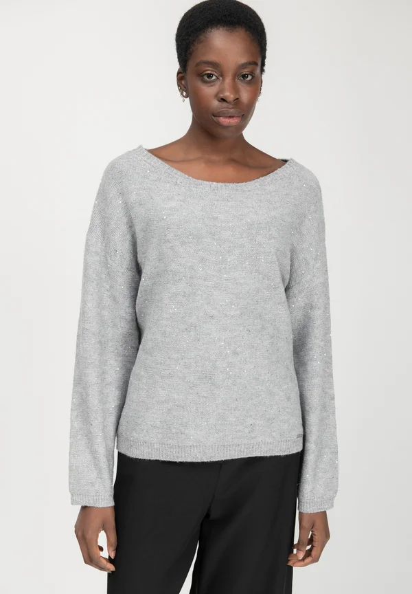PURL SIDE - Strickpullover - grey