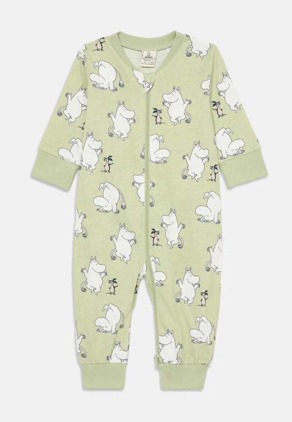 PYJAMAS MOOMIN - Strampler - light dusty green