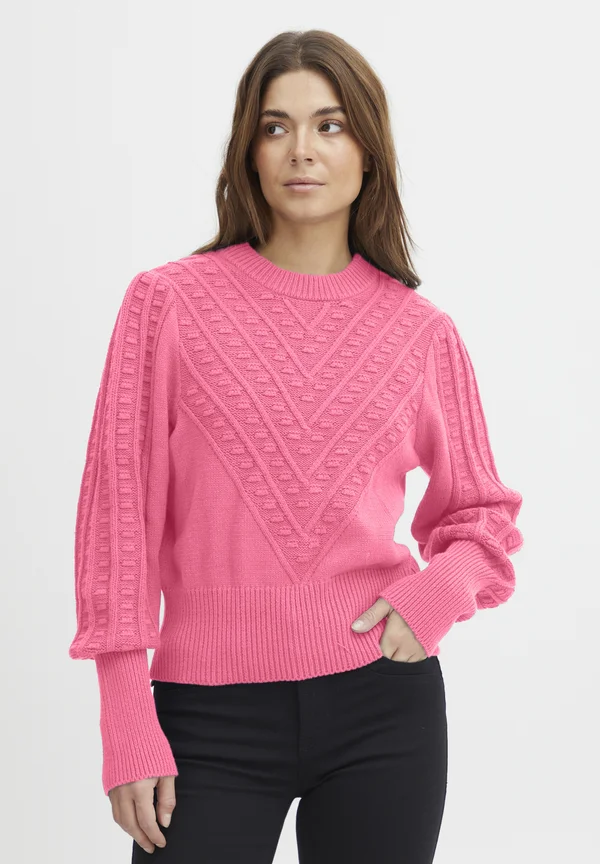 PZAMY - Strickpullover - pink carnation