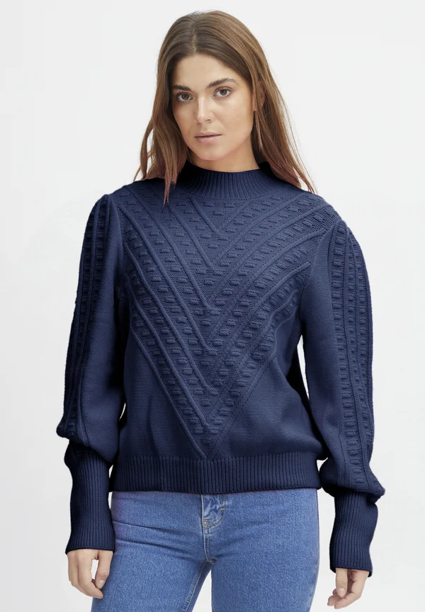 PZAMY - Strickpullover - twilight blue