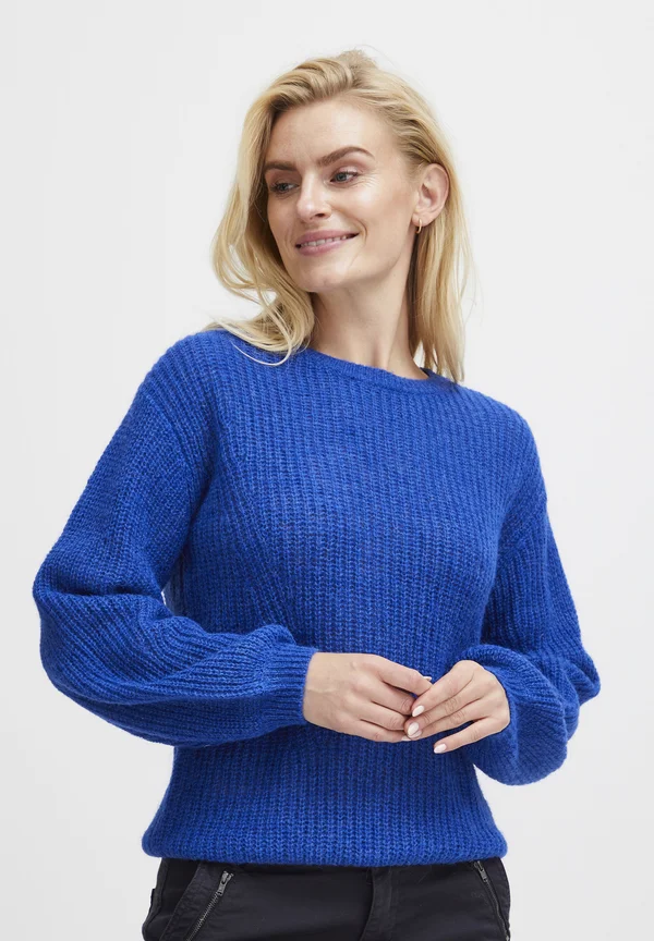 PZIRIS BOATNECK PULLOVER - Strickpullover - surf the web melange