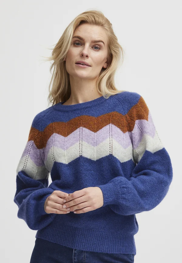 PZMIMI - Strickpullover - surf the web melange