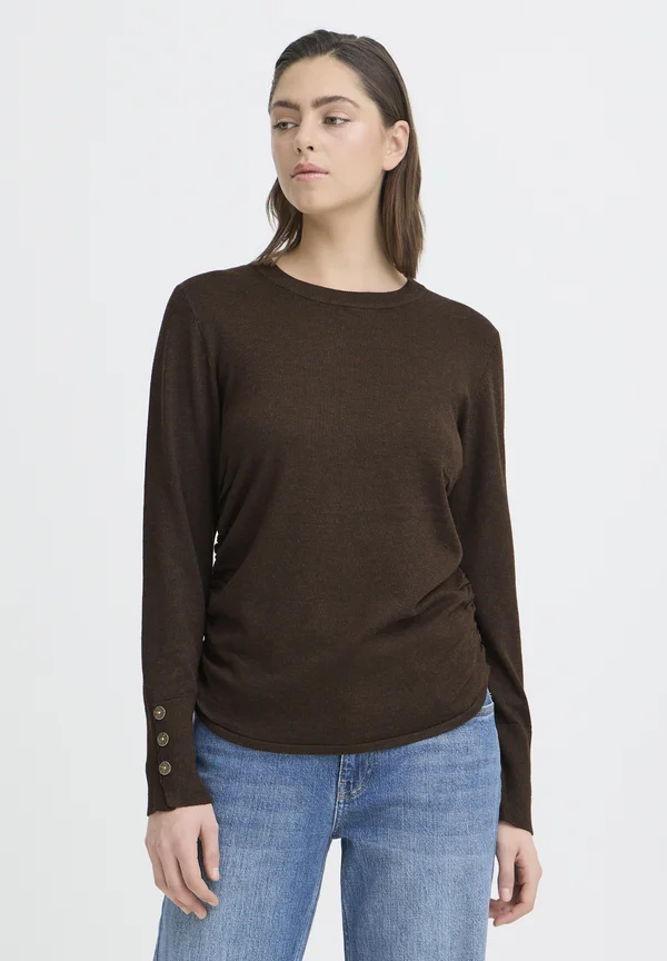 PZSARA ONECK PULLOVER - Strickpullover - after dark melange