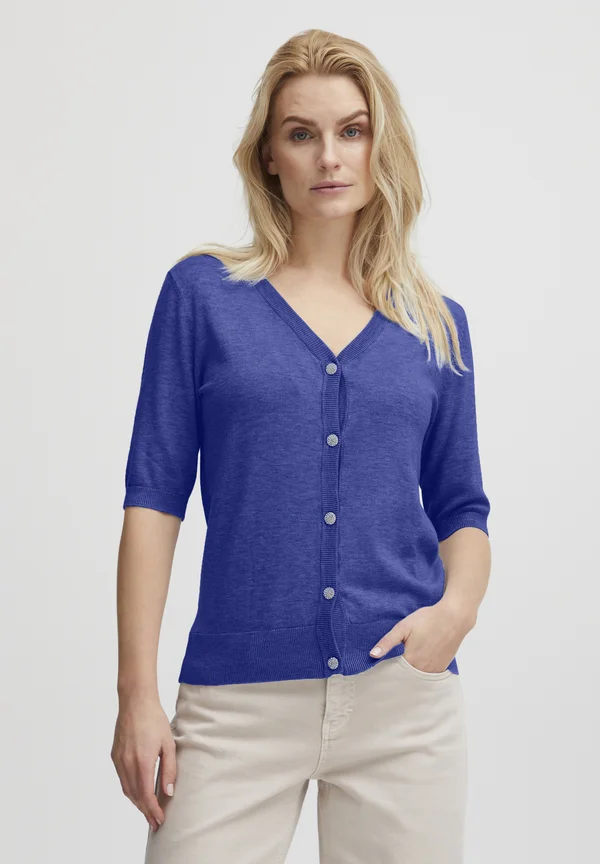 PZSara - Strickjacke - dazzling blue melange