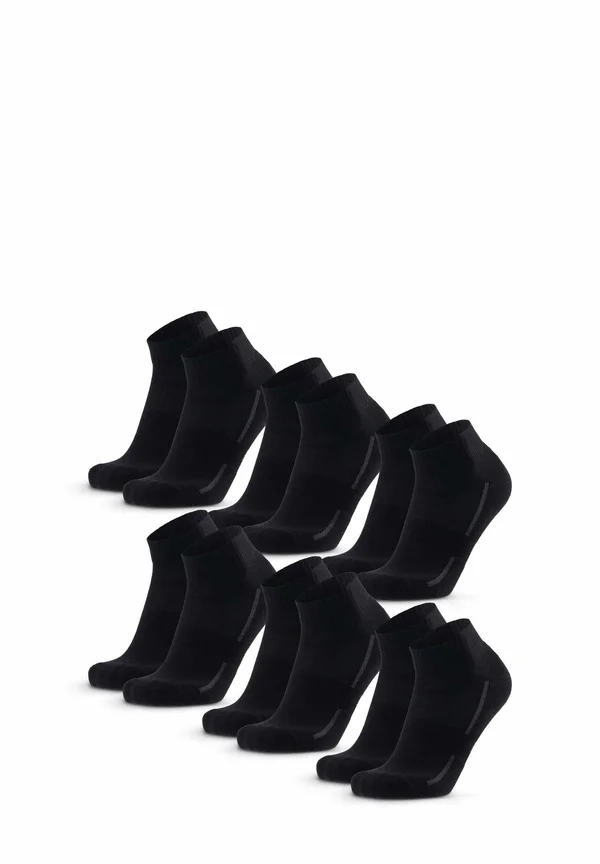QUARTER 6-PACK - Sportsocken - black
