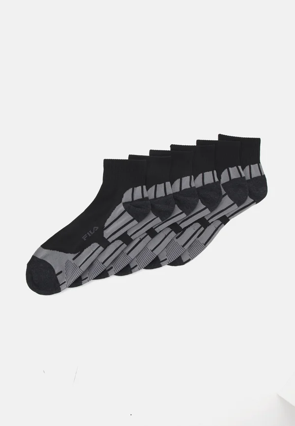 QUARTER MULTISPORT UNISEX 6 PACK - Socken - black