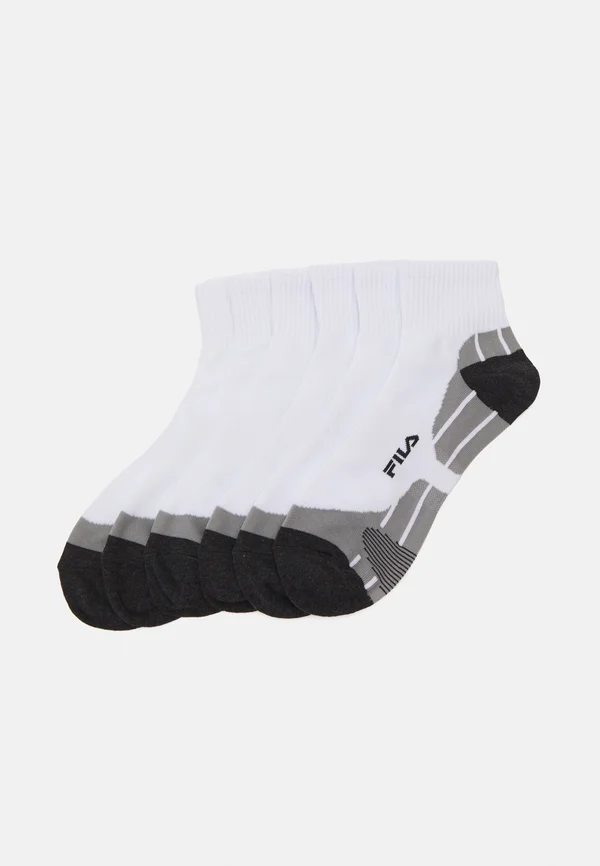 QUARTER MULTISPORT UNISEX 6 PACK - Socken - white