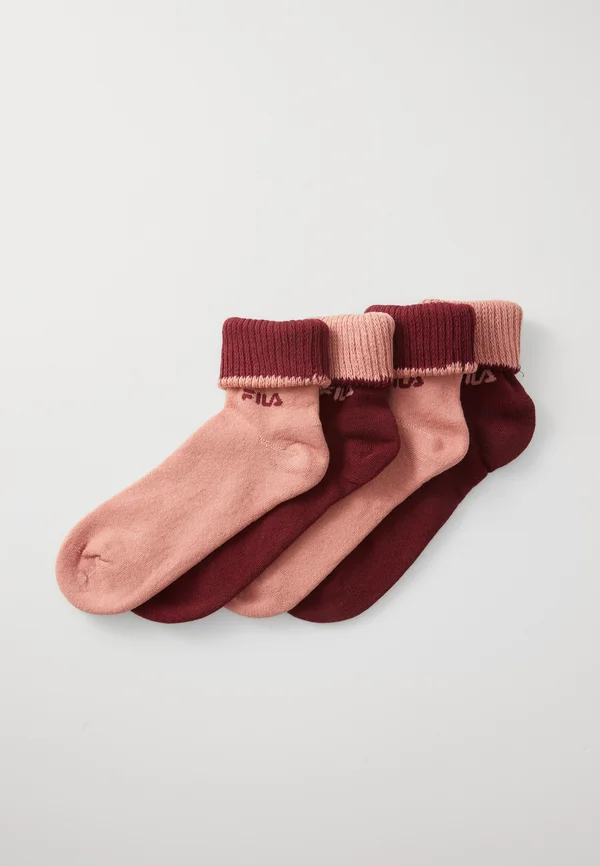 QUARTER SOCKS UNISEX 4 PACK - Socken - wine