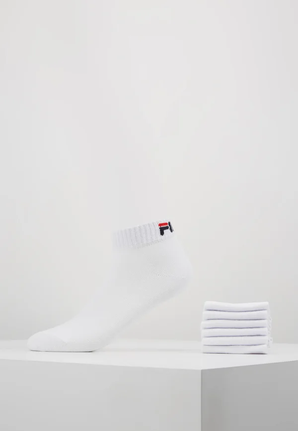 QUARTER SOCKS UNISEX 6 PACK - Socken - white
