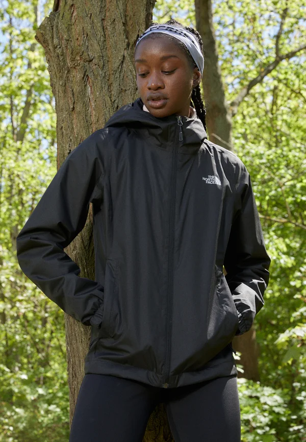 QUEST JACKET - Regenjacke / wasserabweisende Jacke - black/foil grey