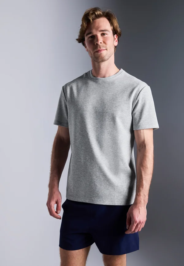 QUICK DRY TECHNOLOGY - T-Shirt basic - mottled light grey