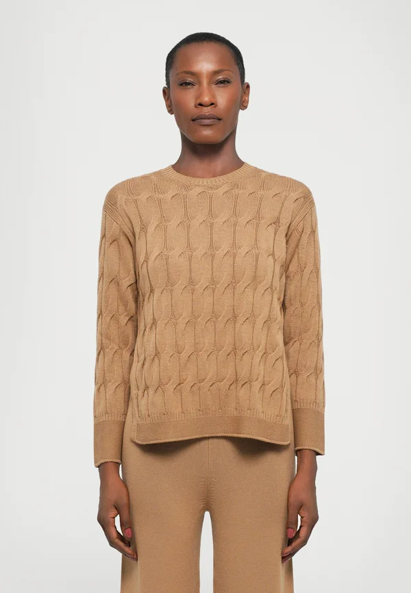 QUID - Strickpullover - cammello