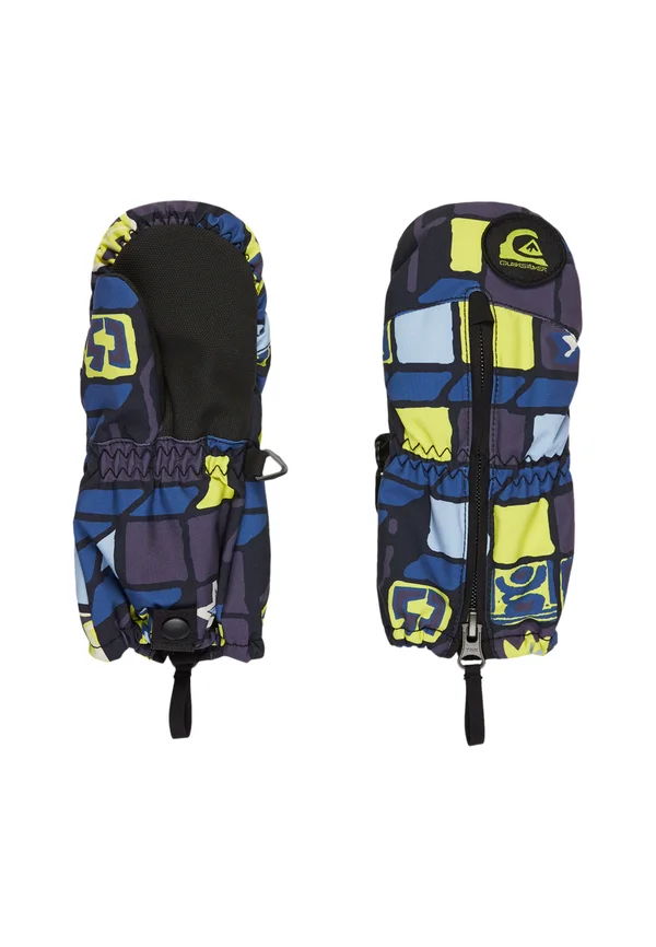 QUIKSILVER™ INDIE KIDS - TECH-FÄUSTLINGE FÜR JUNGEN - Fäustling - checker yellow plum