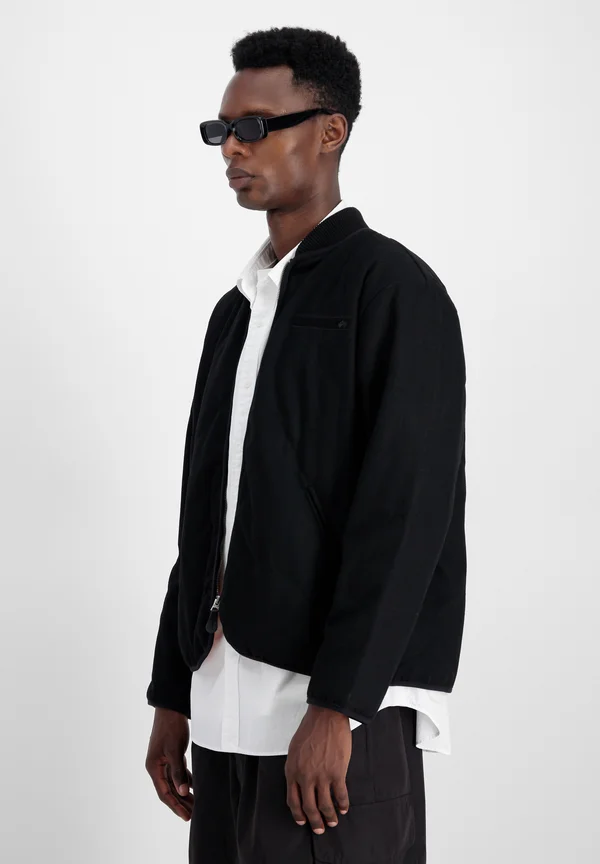 QUILTED - Bomberjacke - black