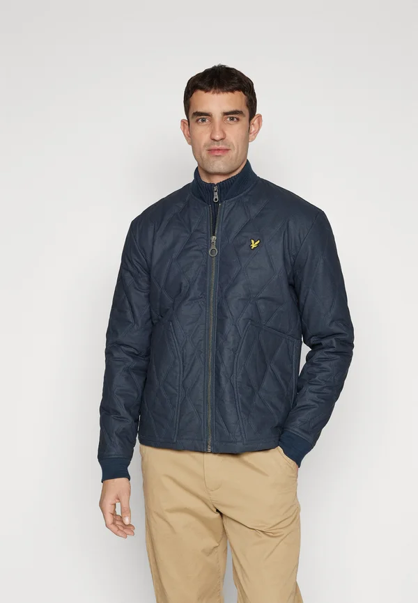 QUILTED JACKET - Übergangsjacke - muddy navy