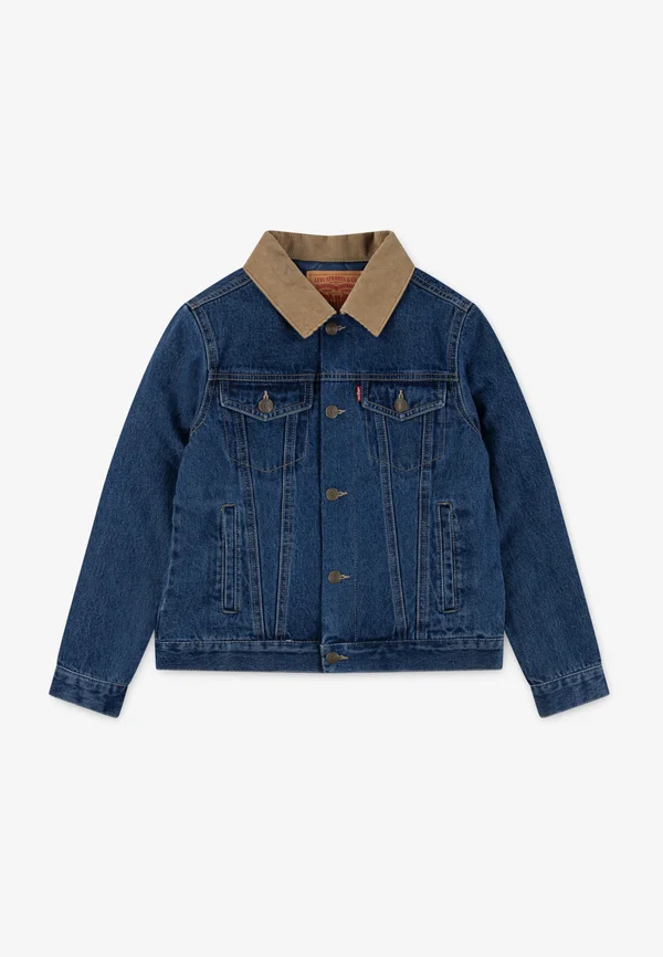 QUILTED LINED TRUCKER UNISEX - Jeansjacke - bandwagon destruction
