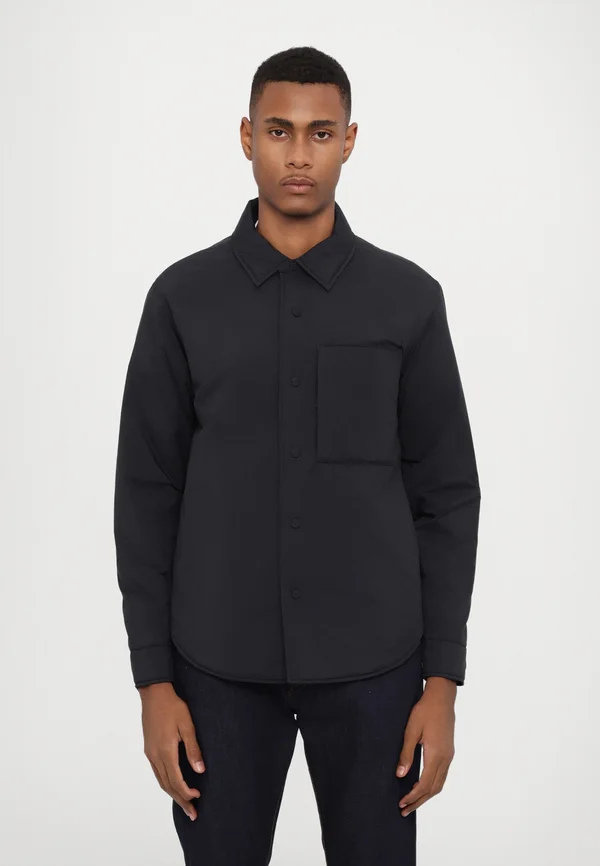 QUILTED OVERSHIRT - Übergangsjacke - black