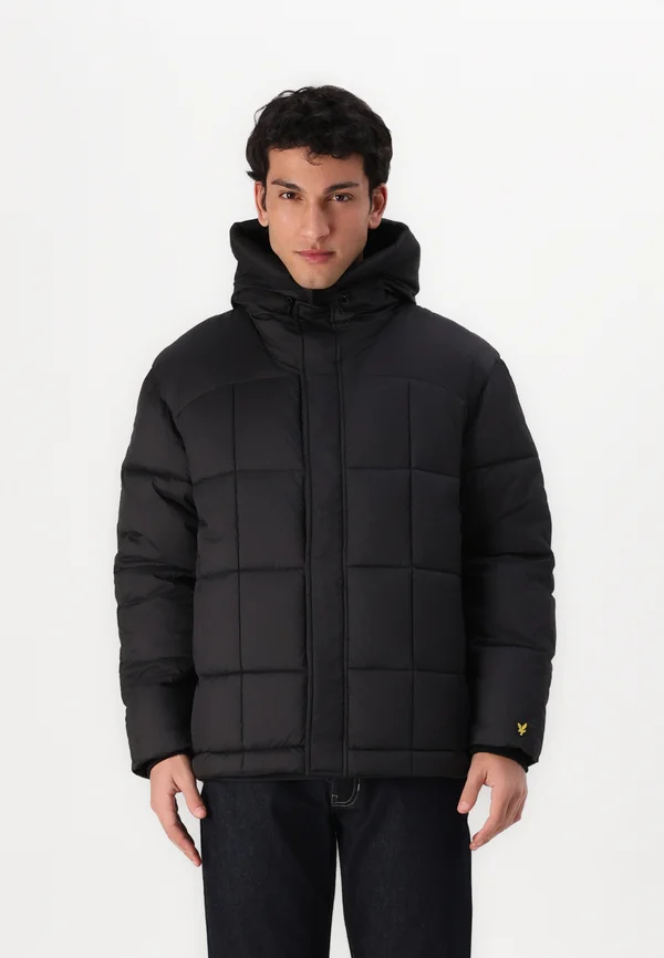 QUILTED PANNELLED JACKET - Winterjacke - jet black