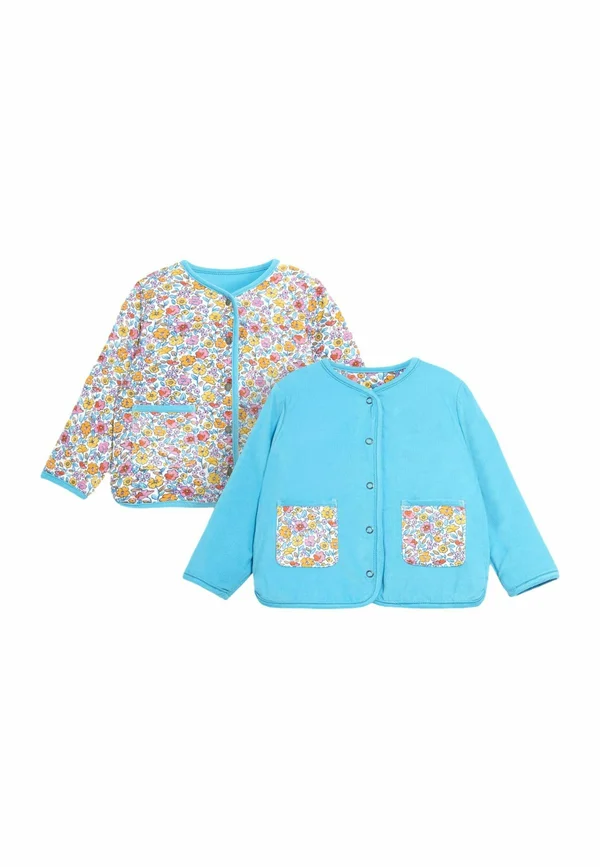 QUILTED REVERSIBLE REGULAR FIT - Übergangsjacke - duck egg blue autumn floral