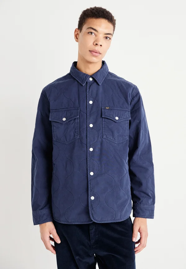 QUILTED SHIRT JACKET - Übergangsjacke - mood indigo