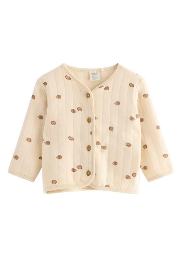 QUILTED - Strickjacke - light beige