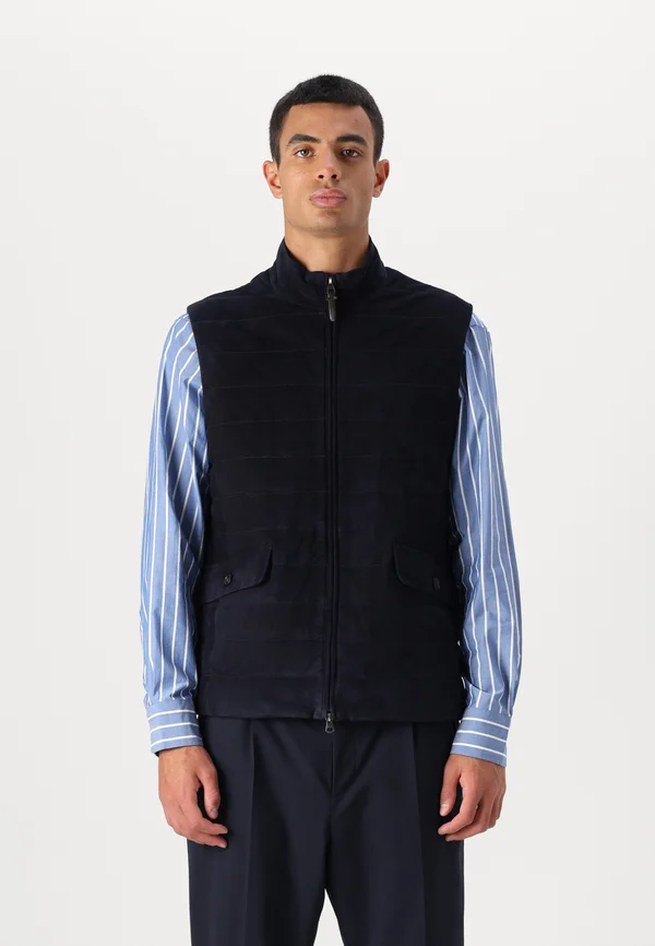 QUILTED - Weste - midnight blue