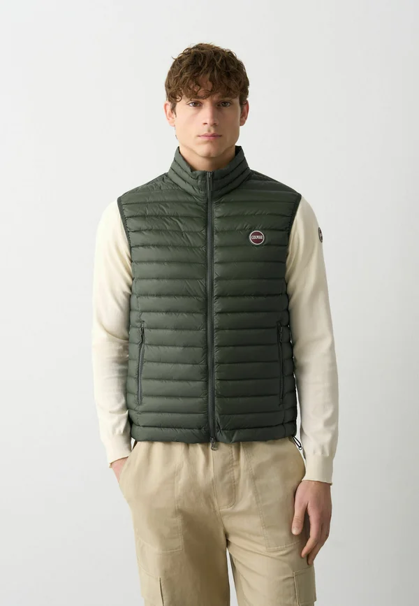 QUILTED - Weste - olive