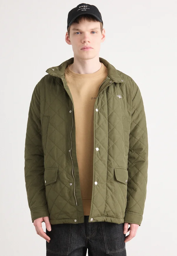 QUILTED WINDCHEATER JACKET - Übergangsjacke - juniper green