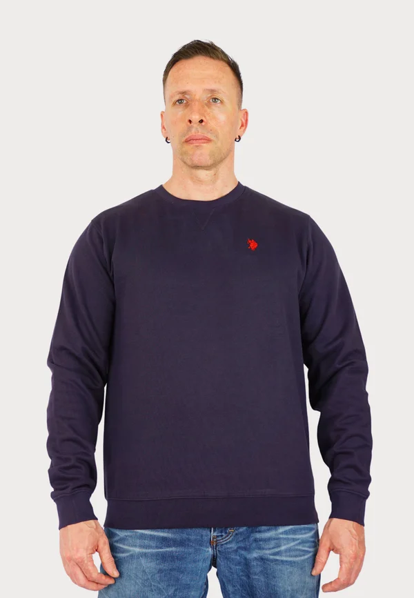 R NECK  - Strickpullover - dunkelblau