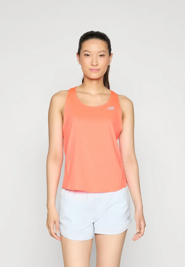 RACE DAY SINGLET - Top - urgent red