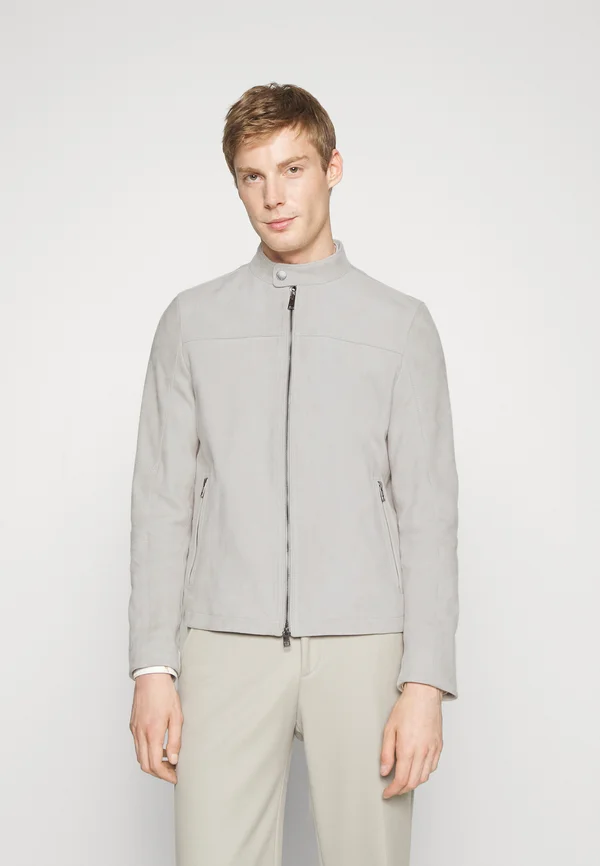 RACER - Lederjacke - dune