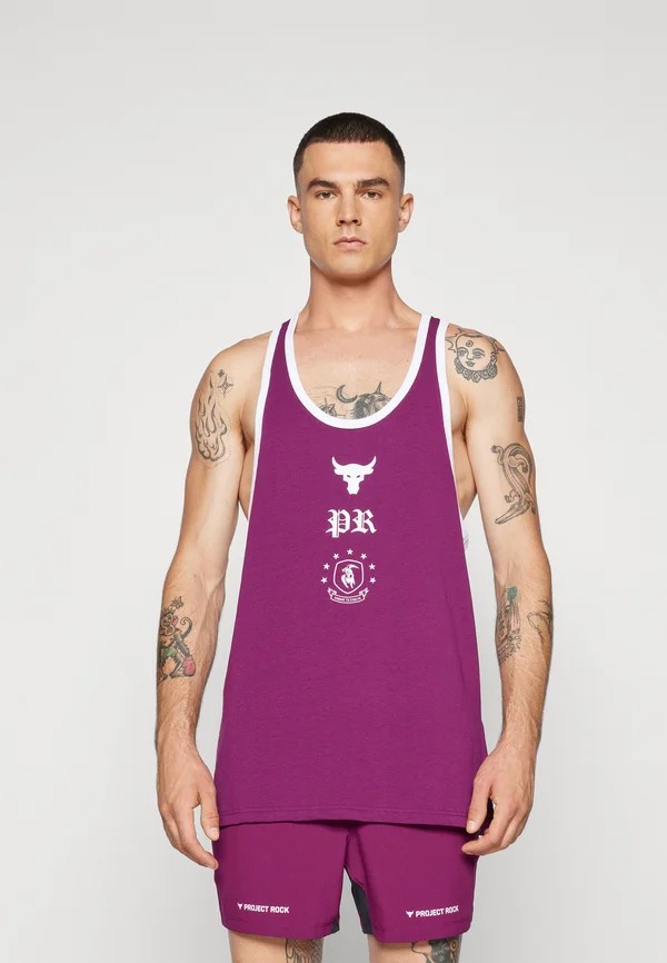 RACER TANK  - Top - purple gemini/white
