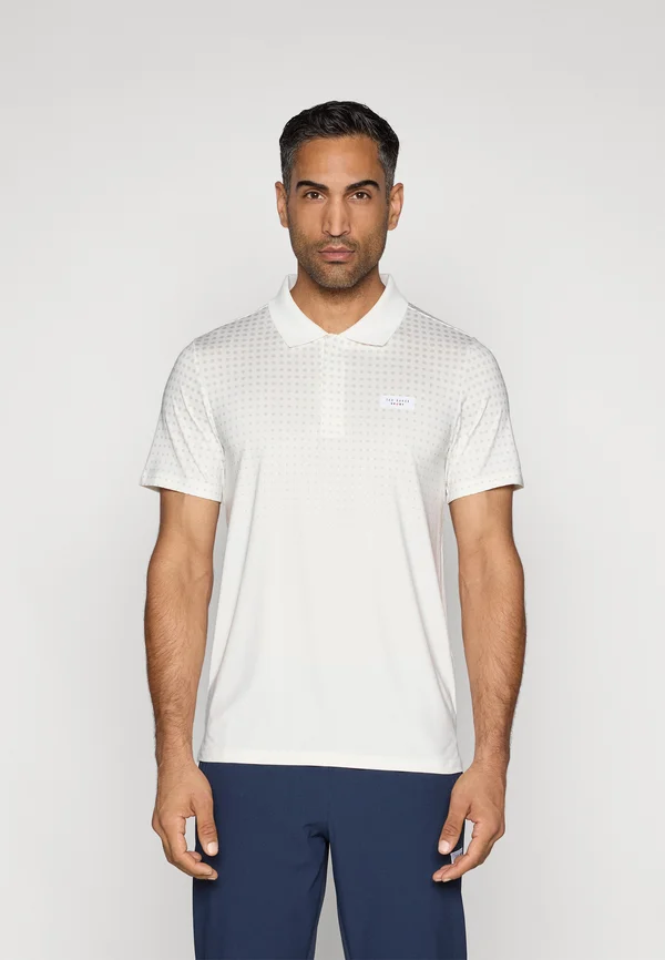 RACHID - Poloshirt - white/grey