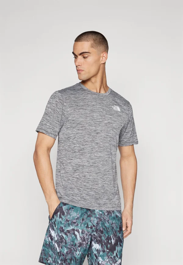 RAGER TEE - Sport T-Shirt - black/light heather