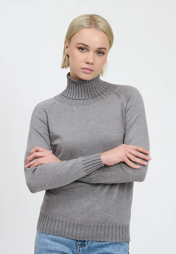 RAGLAN SLEEVE - Strickpullover - grey