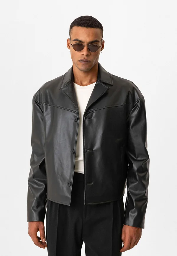 RAIMONDO - Kunstlederjacke - black