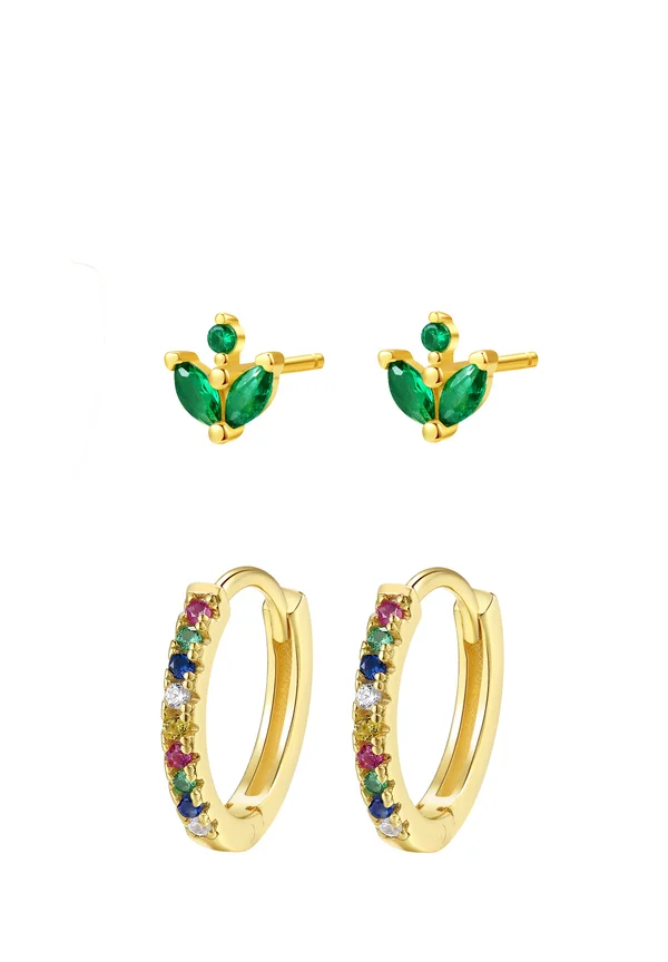 RAINBOW SET OF 2 - Ohrringe - gold coloured