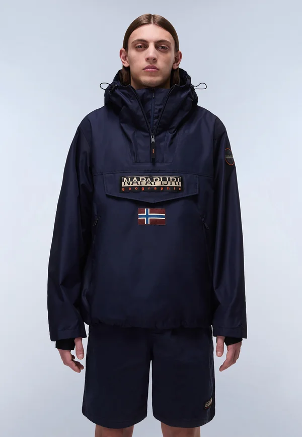 RAINFOREST NEXT - Windbreaker - blu marine