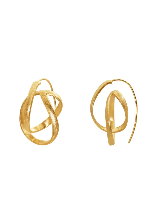 RAJA - Ohrringe - goldfarbend