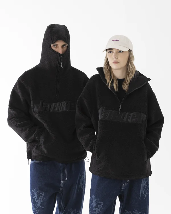 RAM JACKET UNISEX - Fleecejacke - black