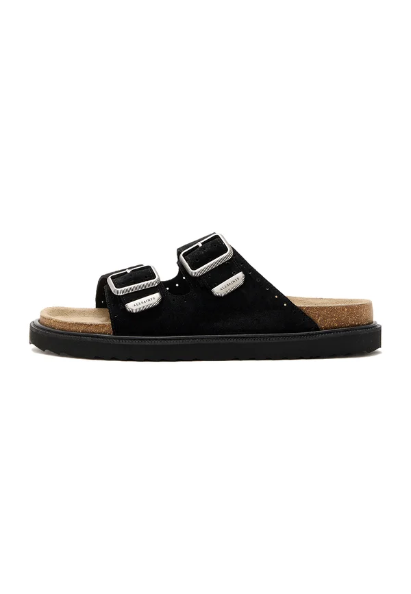 RANDAL  - Pantolette flach - black