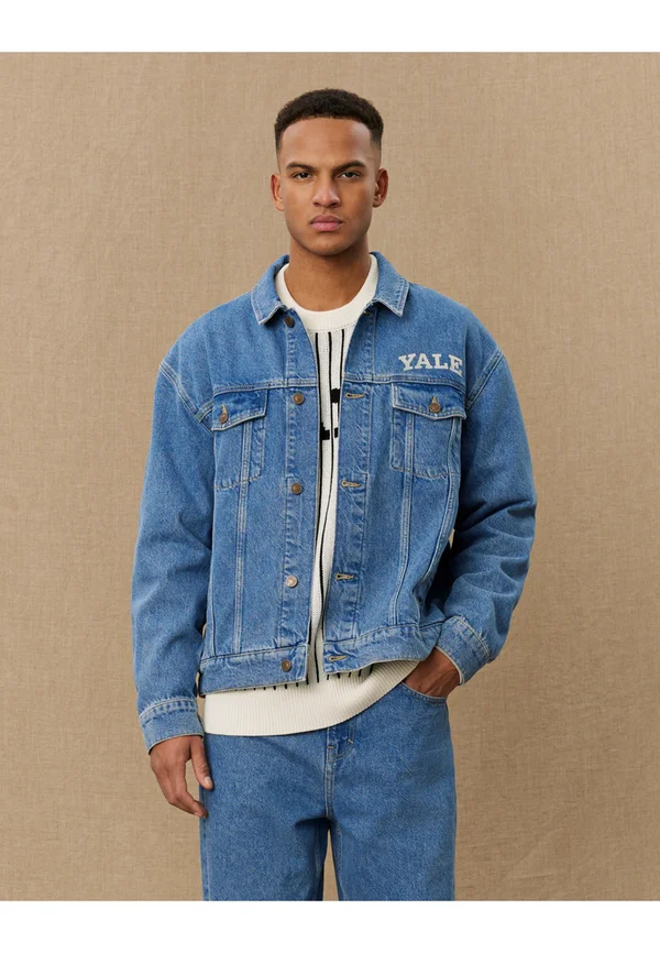 RANDY YALE BULLDOG JACKET UNISEX - Jeansjacke - medium indigo wash
